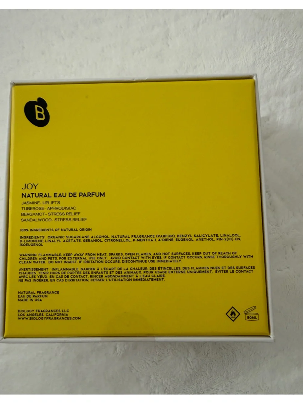 Biology JOY Natural EDP — 1.69 fl oz Retail $128